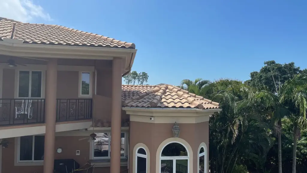 Stone-coated metal panels installed on a Pinellas County roof