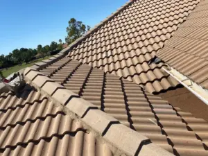 Rebuilding repaired section of roof to match surrounding area, Hillsborough County