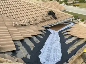Finished roof repair on Hillsborough County home