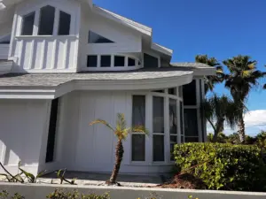 Close-up of new roofing system installed during a Clearwater roof replacement