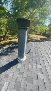Finished roof replacement on a residential home in Pasco County