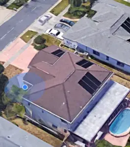 Finished roof replacement on a residential home in Hillsborough County, FL