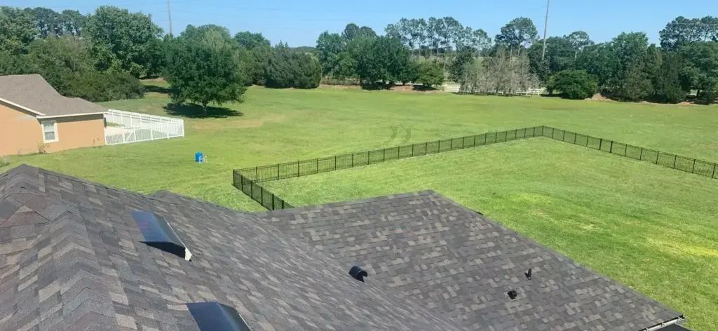 Finished roof replacement on a home in Wesley Chapel, FL