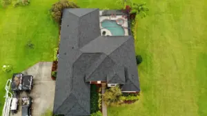 New underlayment installed during roof replacement in Pasco County