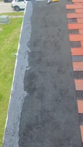 Completed roof replacement job site in Polk County, FL