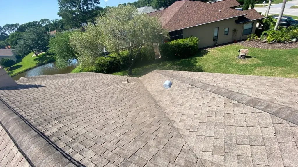 Roof replacement in progress on a Hillsborough County home