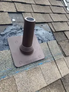 Allstar crew finishing up a roof repair in Hillsborough County