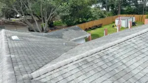 New roofing system being installed on a Polk County home