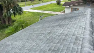 Finished roof replacement with clean property in Polk County, FL