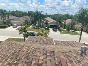 New underlayment installed during roof replacement in Hillsborough County