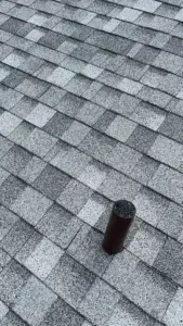 New underlayment and drip edge installed during a roof replacement in Hillsborough County