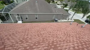 Completed roof replacement on a residential home in Temple Terrace