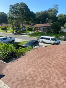 Finished roof replacement on a residential home in Seffner, FL