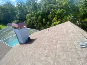 New flashing installed as part of a roof repair job in Lutz, FL