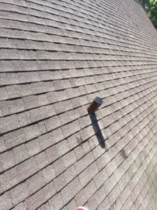 Finished roof repair on a residential home in Lutz, FL