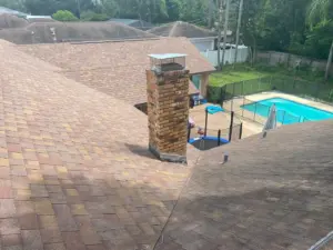 New underlayment being installed on a Hillsborough County roof replacement project