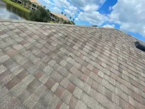 New underlayment and flashing installed on a Hillsborough County roof replacement