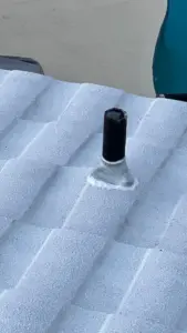 Finished stone-coated metal roof on a residential property in Pinellas County