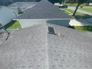 Finished roof replacement on a residential home in Wesley Chapel