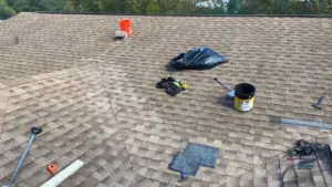Finished roof replacement on a residential home in Hillsborough County, FL