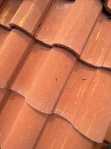 Finished roof repair job on a home in Hillsborough County