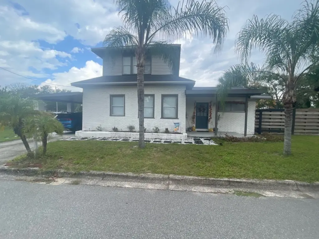 Full roof tear-off during a roof replacement job in Polk County, FL