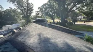 Finished roof replacement on a residential property in Polk County