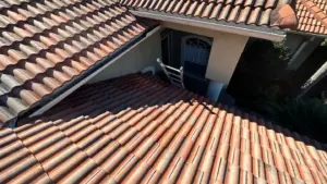 Rebuilt roofline after repair work in Hillsborough County