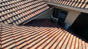 Finished roof repair job in Hillsborough County