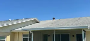 Flashing and ventilation work on a residential roof replacement in Hillsborough County