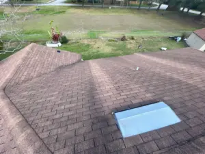 Finished roof replacement on a residential home in Polk County