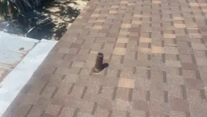 Finished roof replacement on a residential property in Polk County