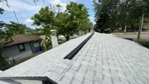 Close-up of roofing materials used in Polk County roof replacement