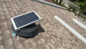 Finished roof replacement on a home in St. Petersburg, FL