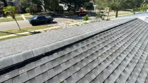 Finished roof replacement on a home in St. Petersburg