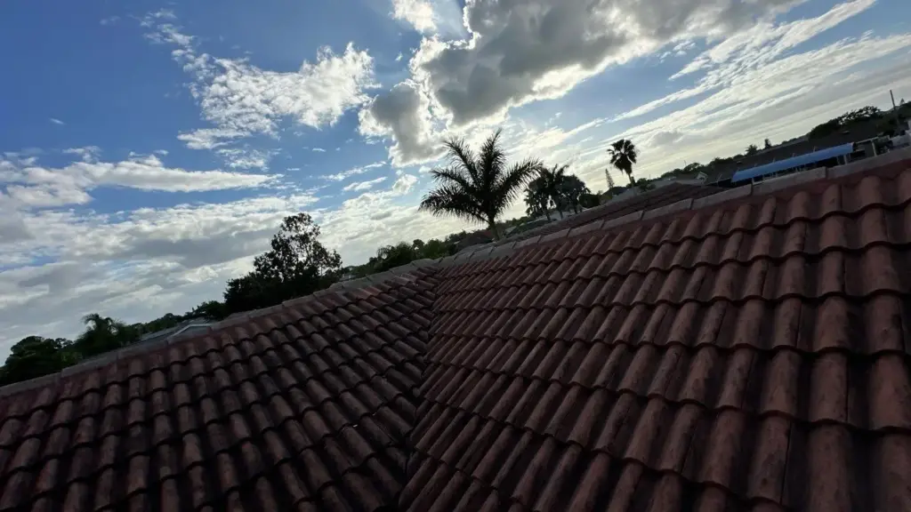 Roof repair section rebuilt during Riverview job