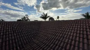 Crew working on a residential roof repair in Riverview, FL