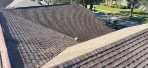 Flashing and ventilation work on a residential roof replacement in Hillsborough County