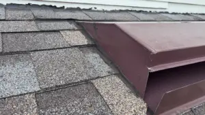 New underlayment and flashing installed during Riverview roof replacement