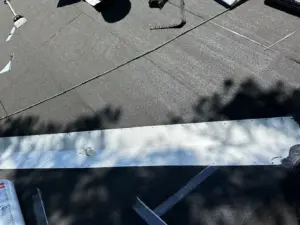 Shingle installation underway on a Pinellas County roof replacement