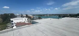 Flashing detail work on a residential roof replacement in St. Petersburg