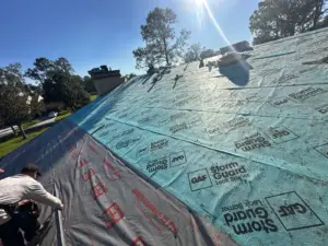 Finished roof repair on a residential property in Plant City, FL