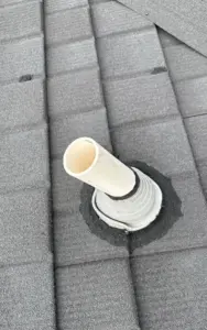 Roofing crew sealing seams as part of commercial roof repair in St. Petersburg