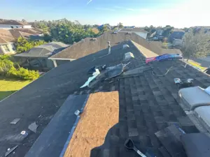 Finished roof repair on a residential home in Riverview, FL