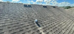 Close-up of flashing work during a roof repair in Riverview, FL