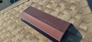 Drip edge detail on a finished roof replacement in Hillsborough County