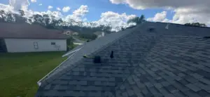 Flashing detail after roof repair in Valrico, FL