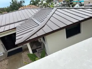 Finished roof replacement on a home in St. Petersburg, FL