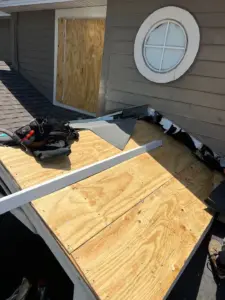 Finished roof repair on a St. Petersburg home