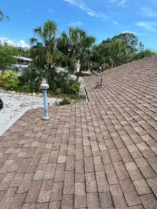 New underlayment installed during a St. Petersburg roof replacement